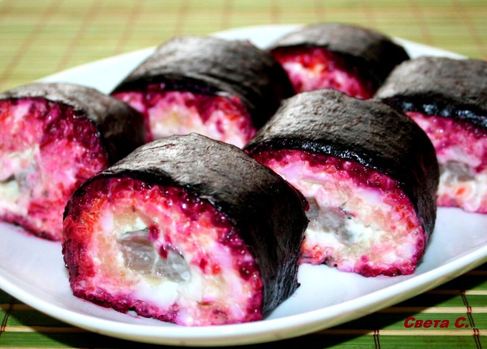 Сельдь под шубой в роллах: новый взгляд на классическое блюдо