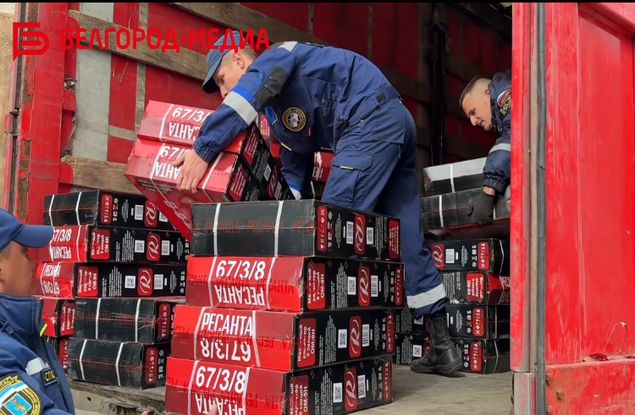 В Белгород прибыл гуманитарный груз из Пензенской области