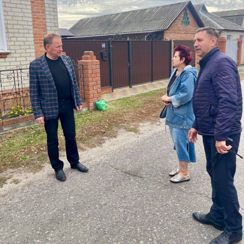 Алексей Дыбов: Вернулся из приграничных территорий посёлка Уразово и села Двулучное