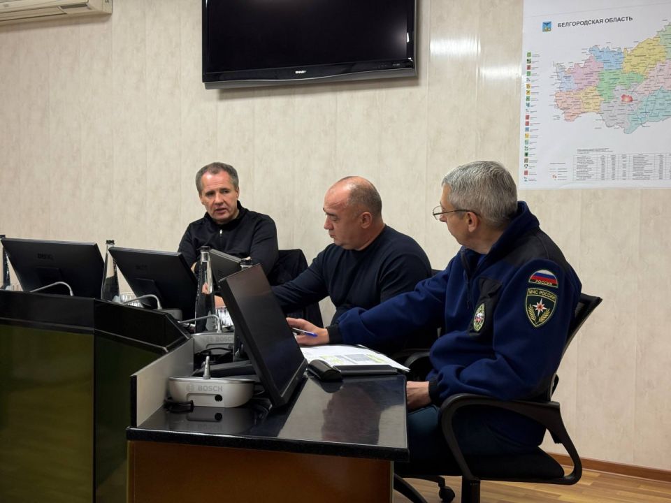 Вячеслав Гладков провёл заседание штаба по ликвидации последствий обстрелов инфраструктуры Белгородской области