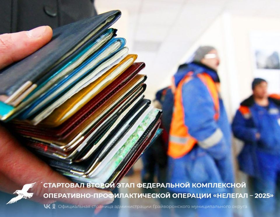 Стартовал второй этап федеральной комплексной оперативно-профилактической операции «Нелегал – 2025»
