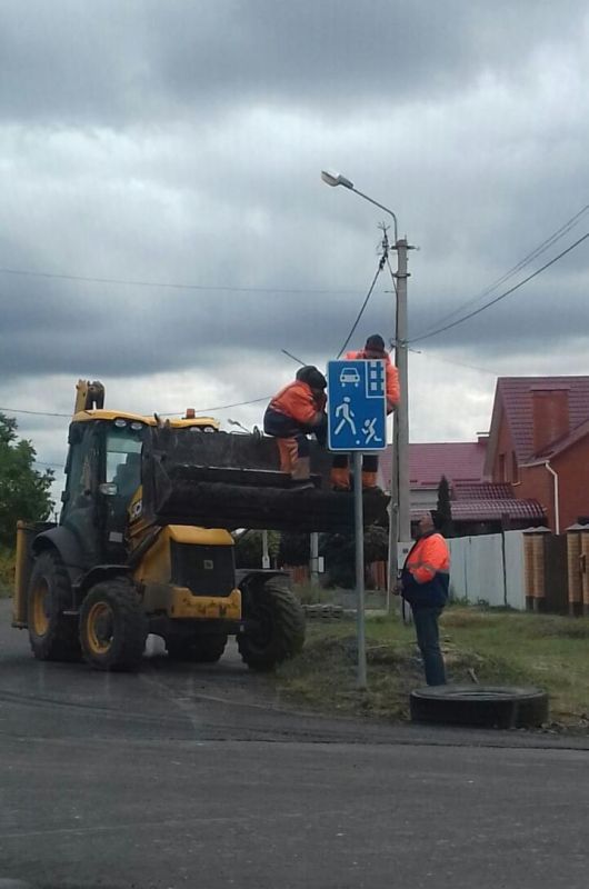 В Шебекинском округе продолжают проводить дорожные работы