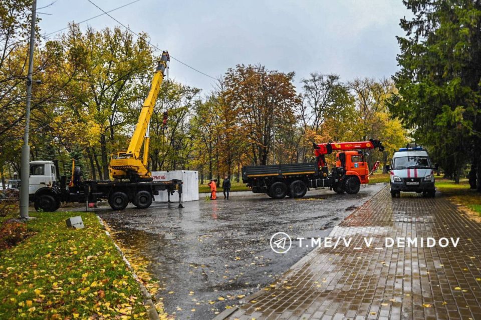 По поручению губернатора Вячеслава Гладкова в Белгороде в ближайшие дни установят 23 дополнительных защитных модуля
