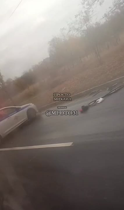 На въезде в Белгород со стороны Шебекино жёсткое ДТП