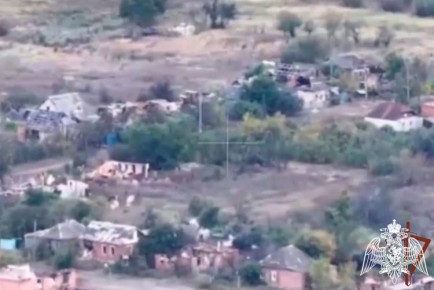 Военнослужащие 116-й бригады Росгвардии уничтожили украинских националистов на харьковском направлении