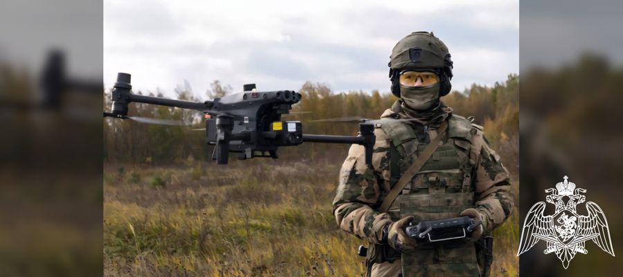 В Харьковской области росгвардейцы воздушными таранами уничтожили украинские гексокоптеры типа «Баба-Яга»