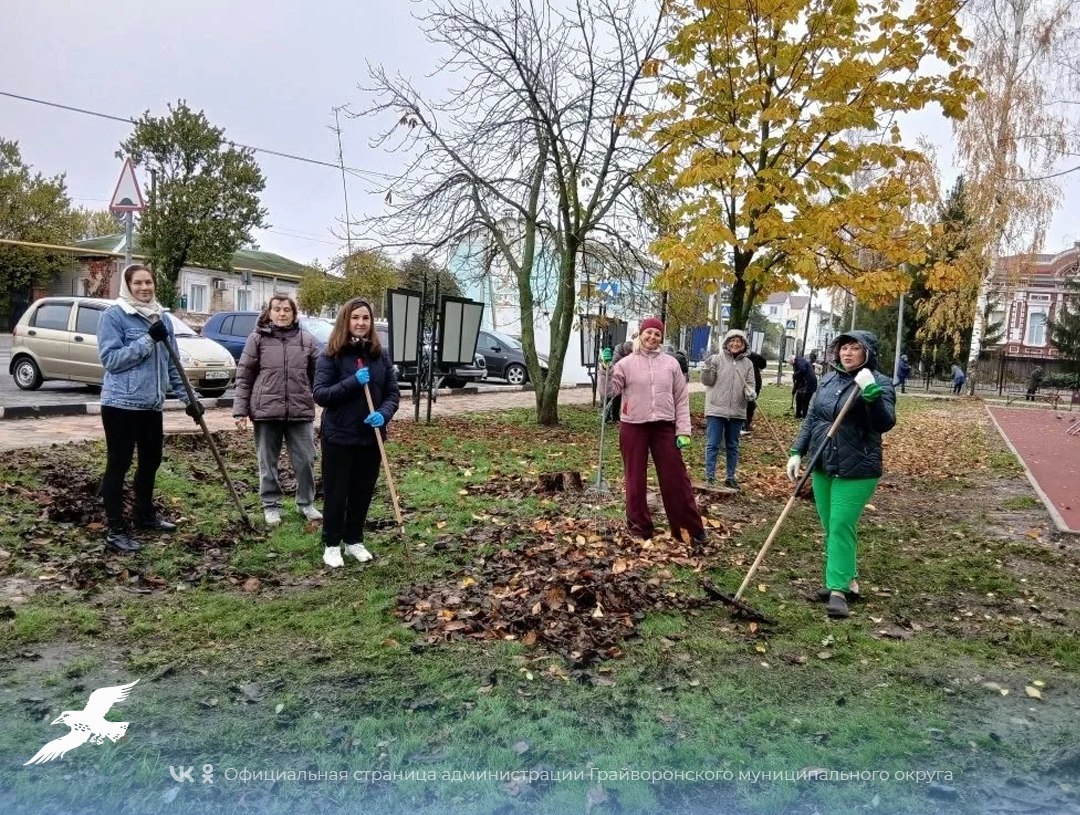 Чистота и порядок – общая забота: грайворонская школа преобразилась благодаря субботнику