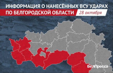 За сутки армия Украины обстреляла 8 муниципалитетов Белгородской области