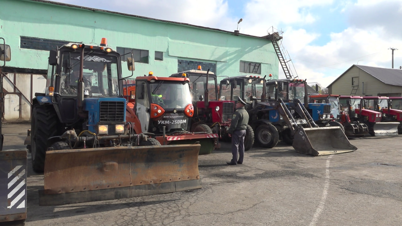 Для борьбы с гололёдом в Губкине подготовили более шести тысяч тонн песко-соляной смеси