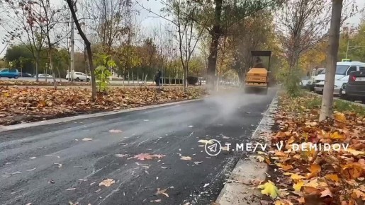 В Белгороде асфальтируют велодорожку от ул. Мичурина до ул. Студенческой