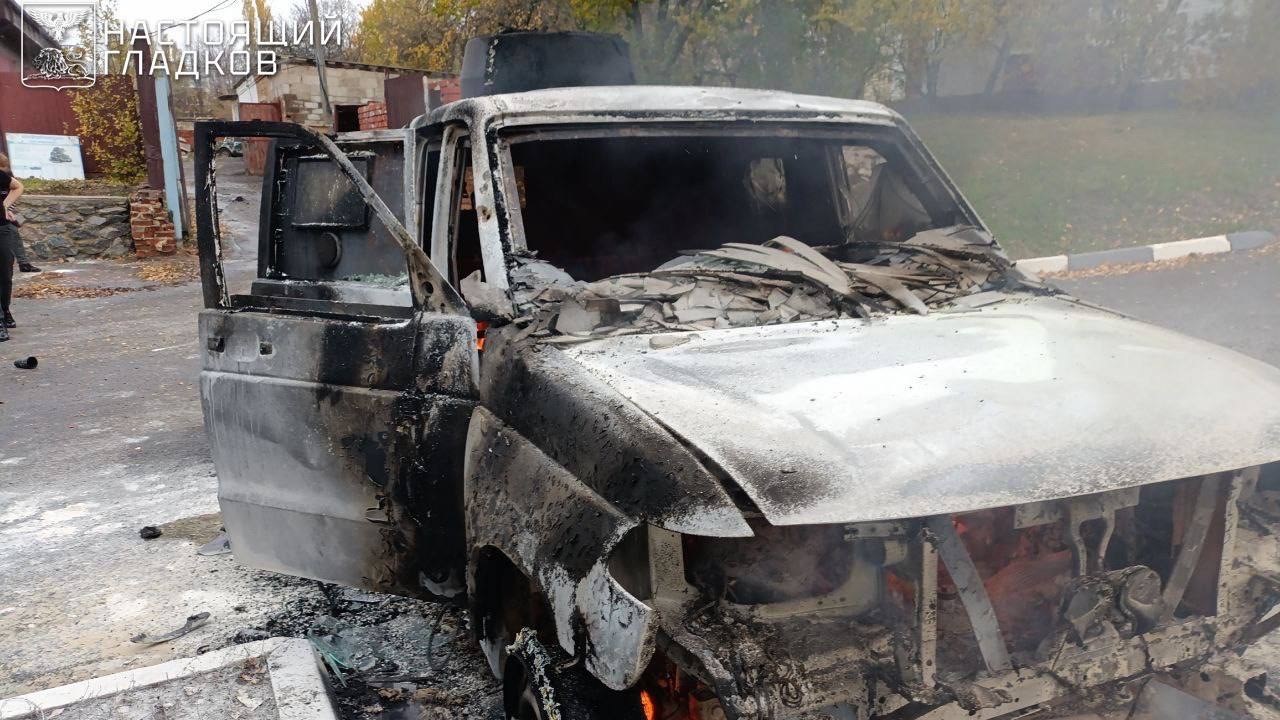 Дрон ВСУ атаковал служебный автомобиль главы администрации Белгородского района