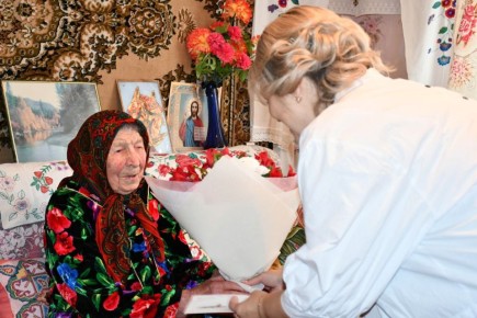 Галина Руденко: Жительница Красного празднует свой юбилей!