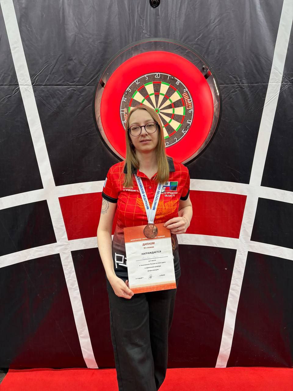 Белгородка стала бронзовым призёром на чемпионате России по дартсу
