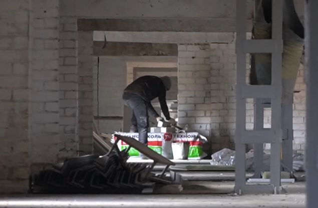 В Белгороде полным ходом идёт капитальный ремонт госпиталя для ветеранов