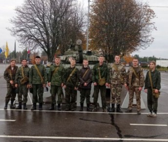 Наши юные ровенчане участвуют в военно-патриотическом слёте