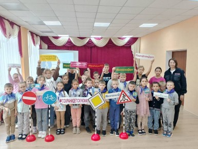 Белгородские школьники поддержали идеи дорожной безопасности тематической фотосессией