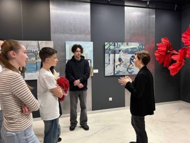 Татьяна Киреева: Друзья, в областном Центре молодёжных инициатив открылась выставка Анны Белан «Координаты утраченного времени»