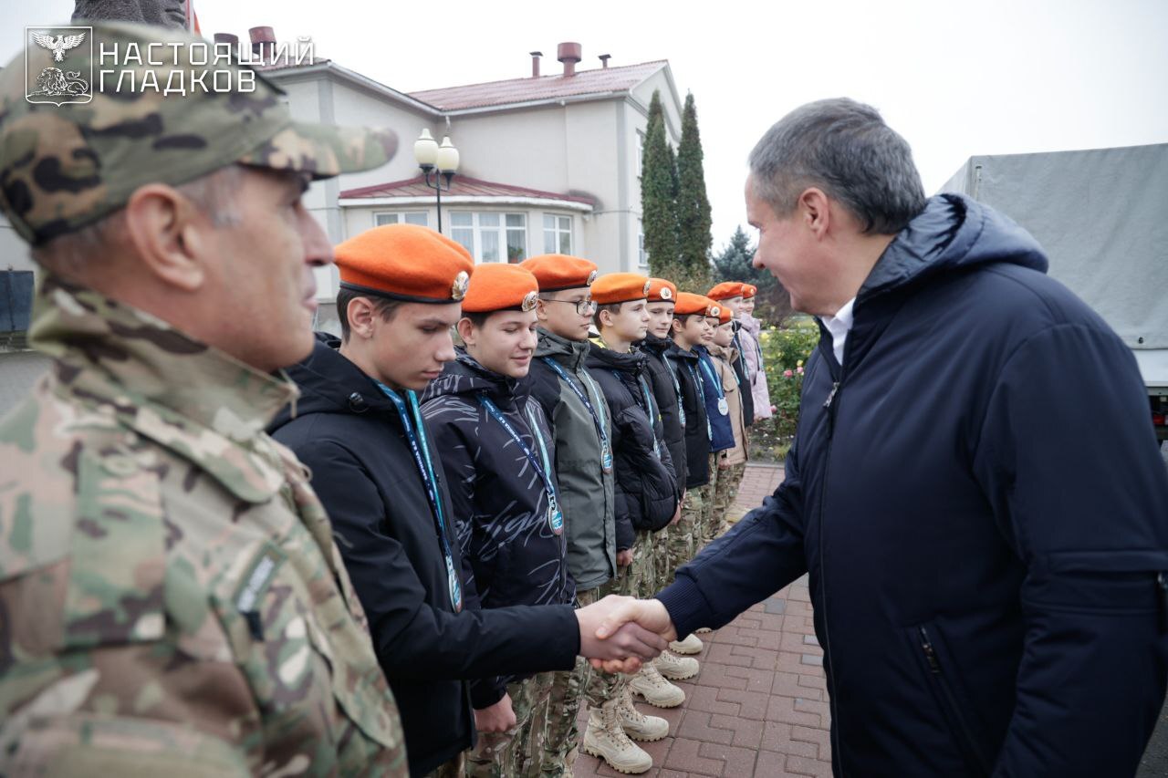 Вячеслав Гладков посетил с рабочим визитом Красногвардейский район