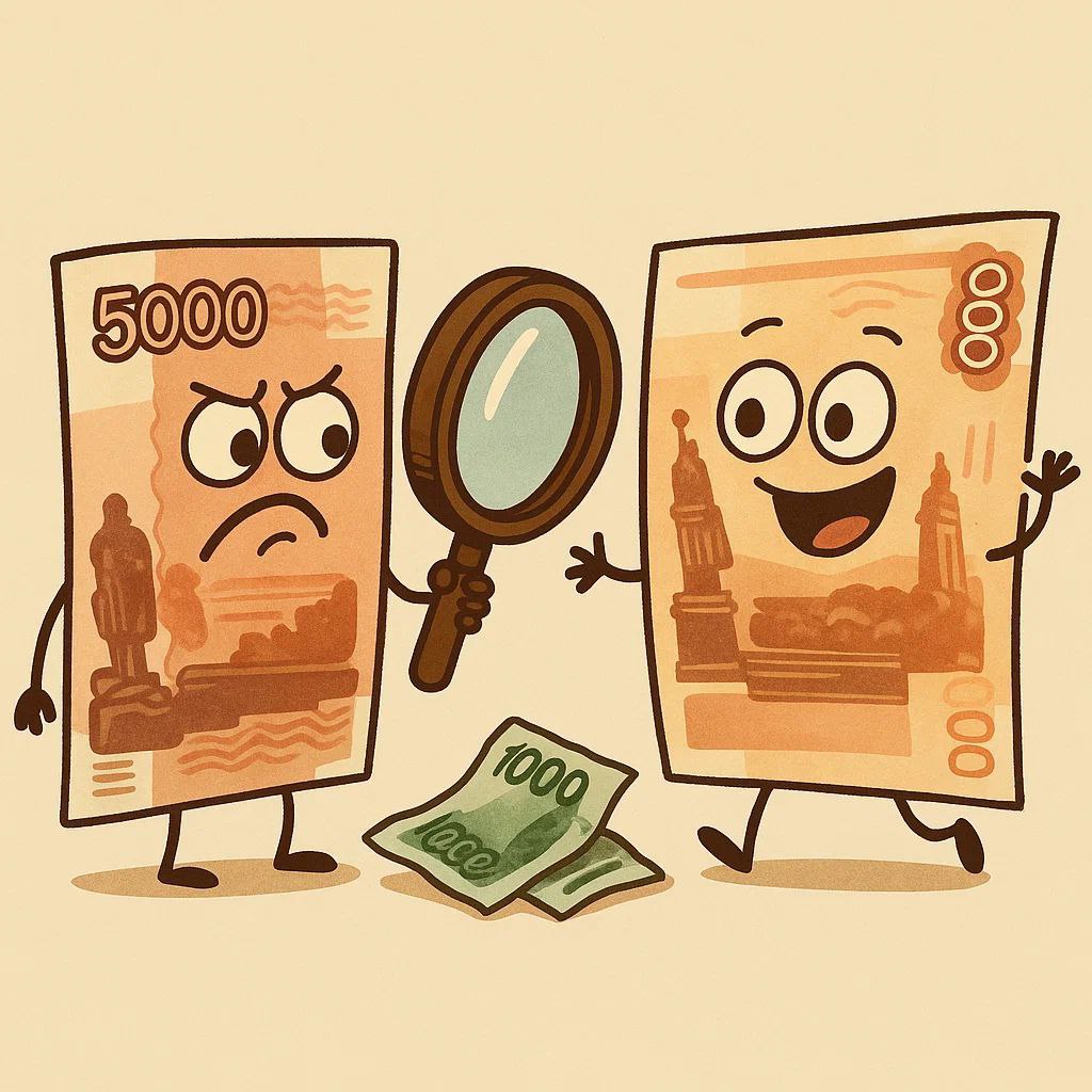 Поддельные купюры стали реже находить в Белгородской области