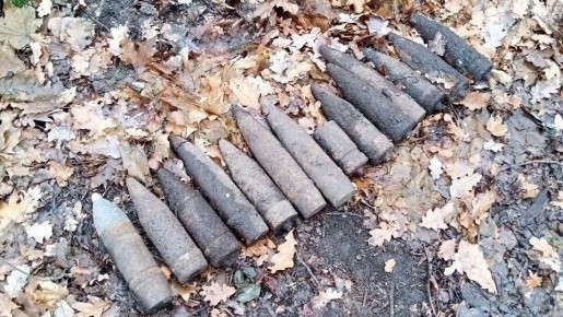 В Яковлевском округе ликвидировали 14 снарядов времён ВОВ