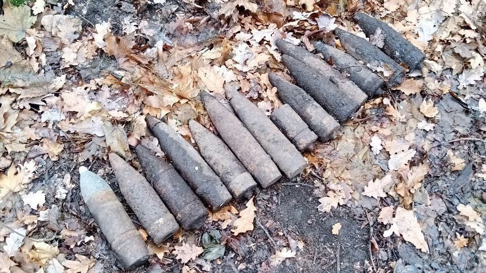 В Яковлевском округе ликвидировали 14 снарядов времён ВОВ