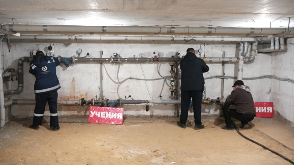 В Губкине отработали экстренный алгоритм при отключении отопления