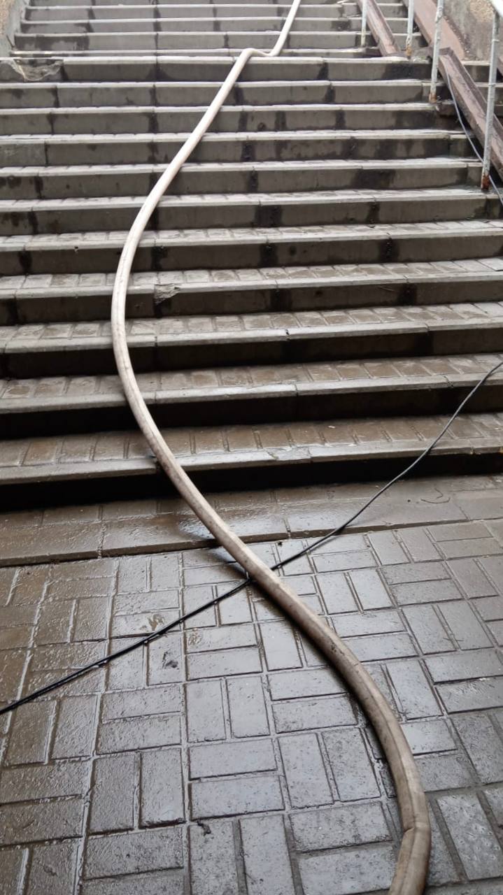 В Белгороде ликвидируют последствия подтопления перехода на «Соколе»