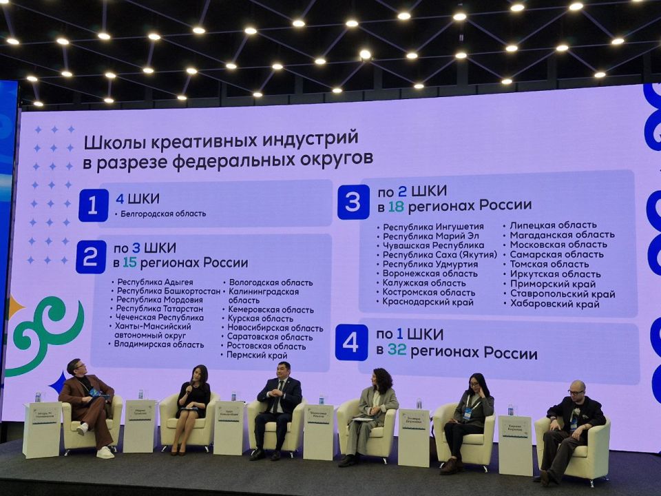 Представители Белгородской области принимают участие в третьем Всероссийском съезде Школ Креативных Индустрий