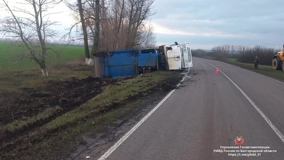 Водитель грузовика погиб в ДТП в Вейделевском округе