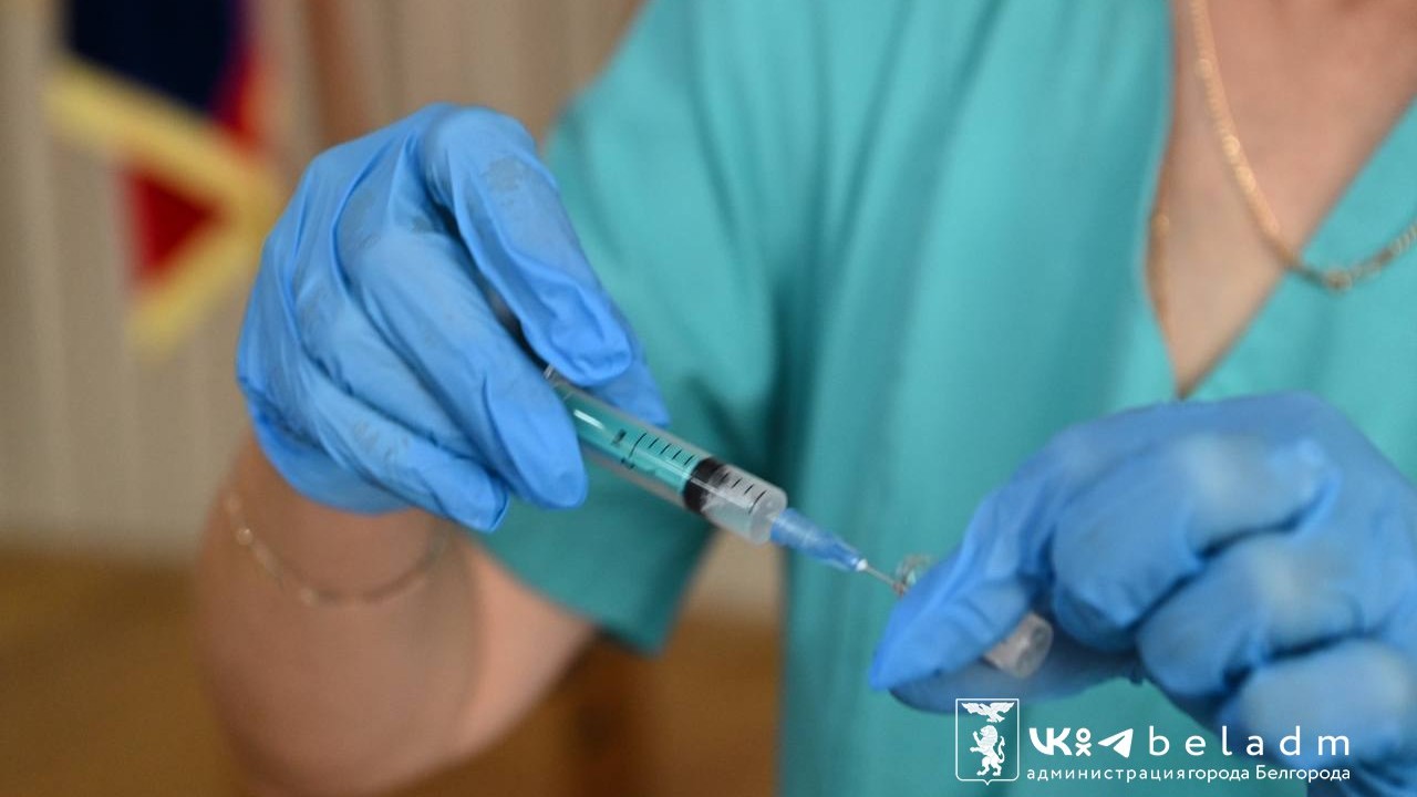 В Белгородской области прививки от гриппа сделали 71% жителей