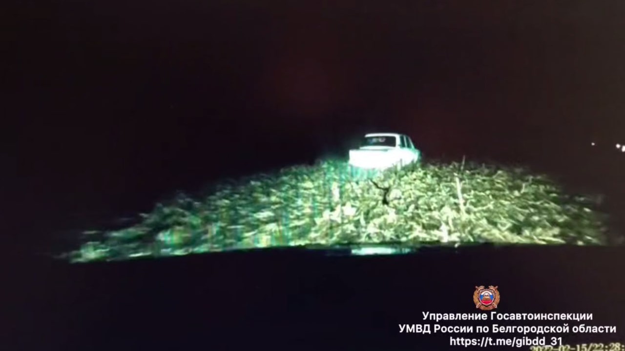 Погоня в поле: в Ракитянском округе водитель «Жигулей» устроил ночные гонки с ДПС