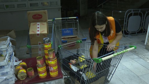 Белгородские волонтёры собирают продуктовые корзины для жителей приграничья