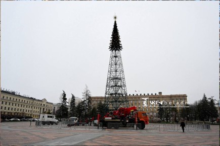 Новогодние иллюминации в Белгороде будут работать от резервных источников питания