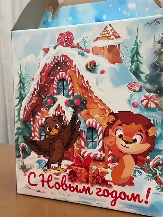 Два килограмма радости: Вячеслав Гладков показал новогодние подарки для ребят из начальных классов