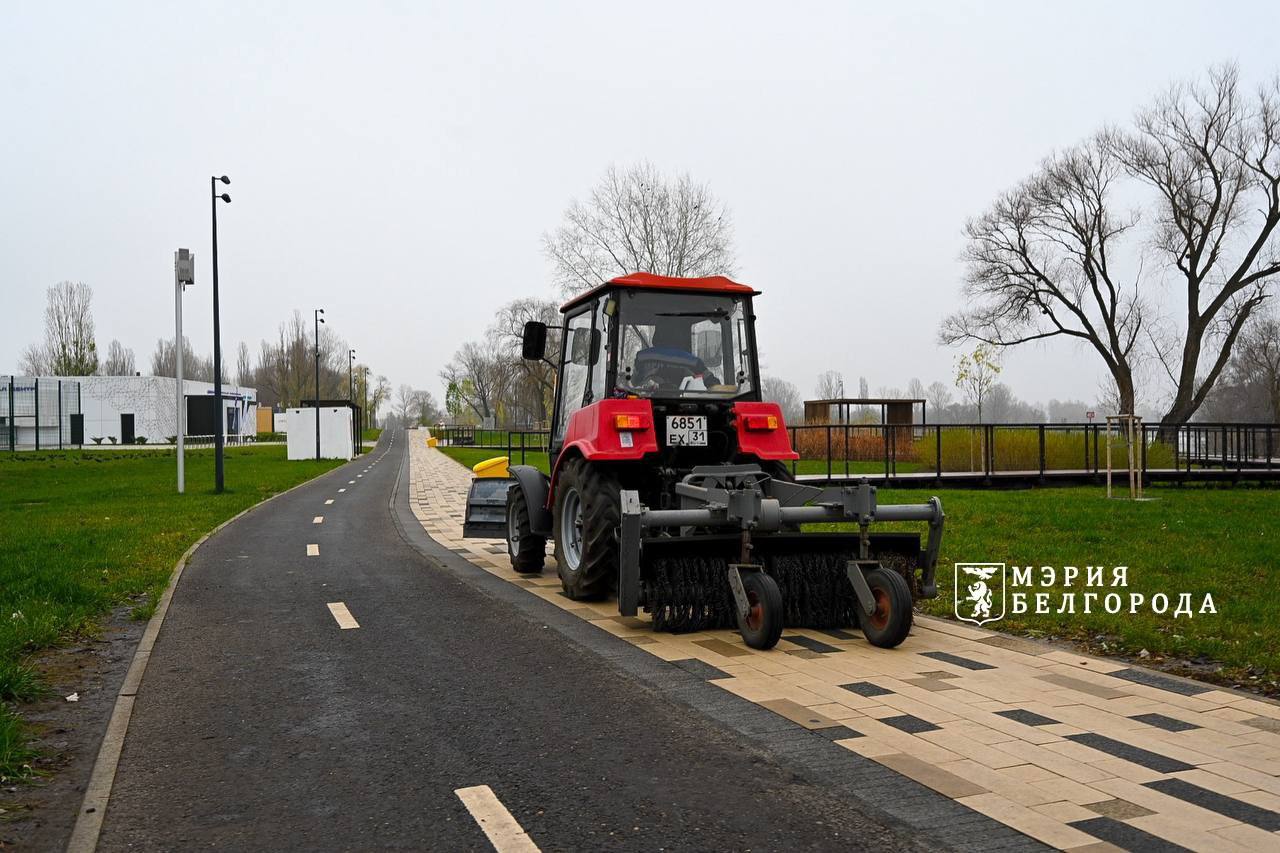 «Белгорблагоустройство» активно ведёт работы в городе