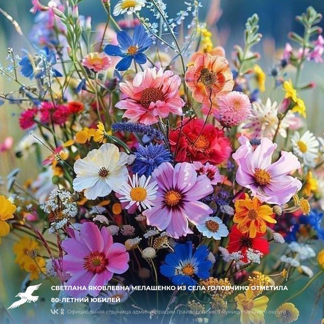 Светлана Яковлевна Мелашенко из села Головчино отметила 80-летний юбилей