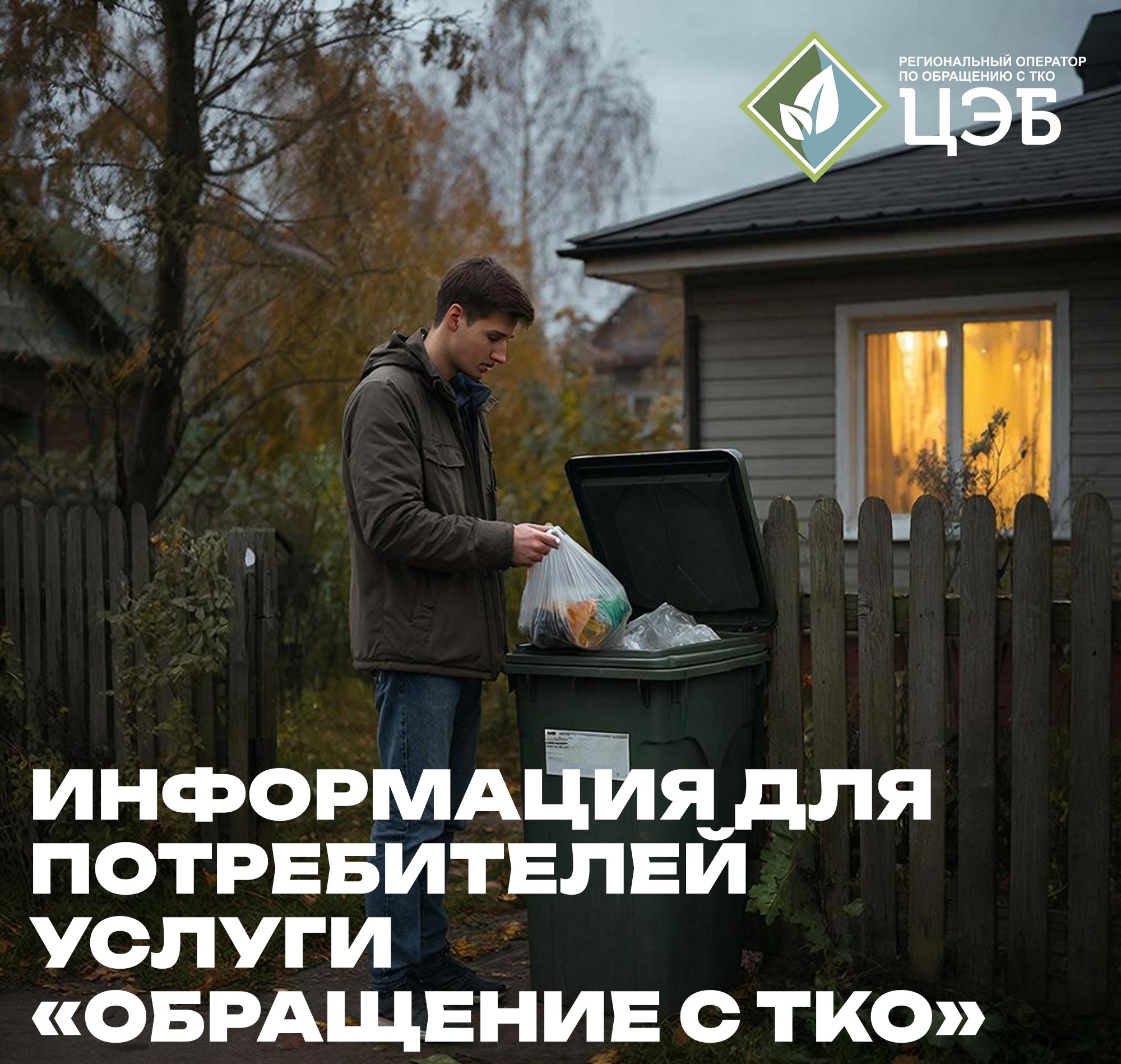 ЦЭБ начинает досудебную работу с задолженностями потребителей за услугу «Обращение с ТКО»