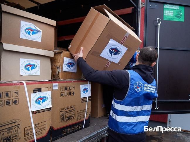 В Белгород доставили очередной гуманитарный груз из Москвы