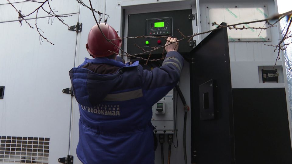 В Белгороде провели пусконаладочные работы нескольких электрогенераторов