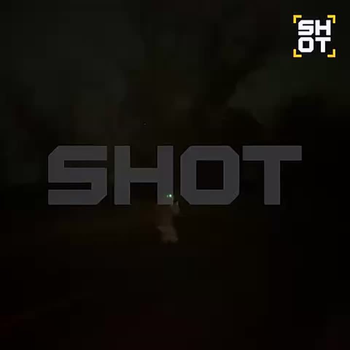 Эпик-кадры с приграничья. Наши парни сбивают украинский беспилотник из ПЗРК «Игла»