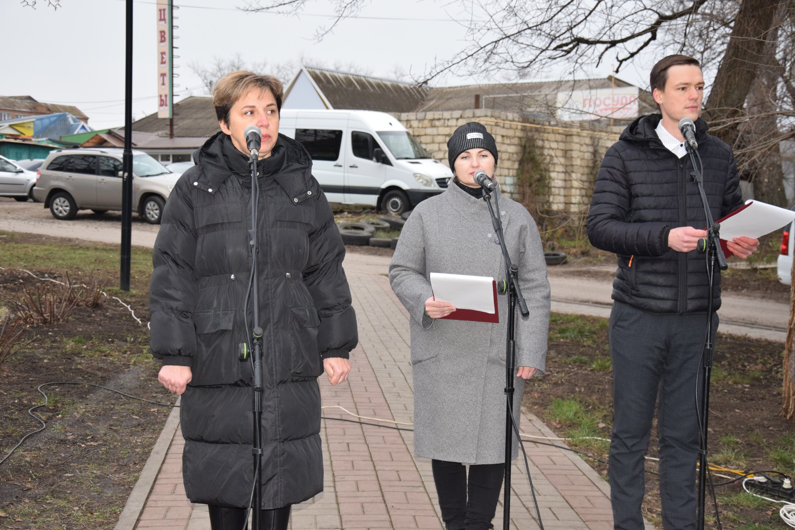 На Аллее Памяти в Вейделевском Парке ветеранов почтили память земляков-участников специальной военной операции