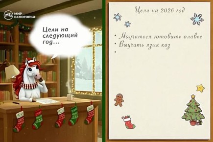 Белогорочка не теряет времени и уже строит планы на будущий год!