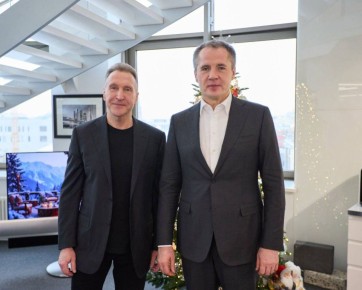 Сегодня губернатор Белгородской области Вячеслав Владимирович Гладков провел рабочую встречу с председателем ВЭБ.РФ Игорем Ивановичем Шуваловым