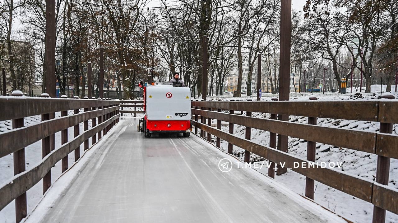 Катки в Белгороде готовятся к открытию