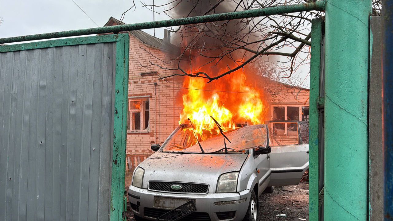 В Грайвороне дрон ВСУ атаковал автомобиль