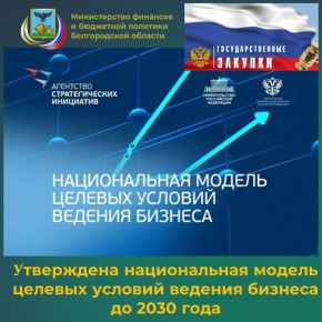 Правительство Российской Федерации утвердило национальную модель целевых условий ведения бизнеса до 2030 года (Распоряжение от 29.11.2025