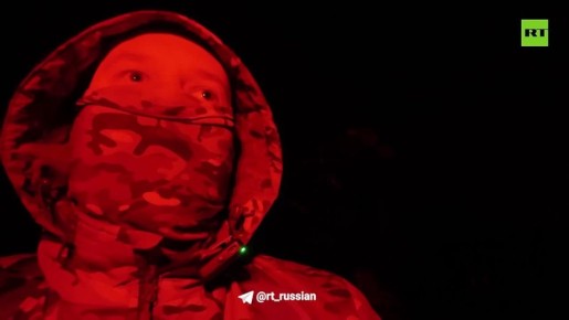 Показываем выезд на ночную охоту в приграничье мобильных огневых групп отряда «БАРС Белгород»