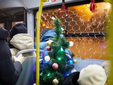Расписание движения общественного транспорта на новогодних праздниках будет изменено