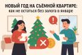 Как пережить Новый год в арендуемой квартире и не потерять залог