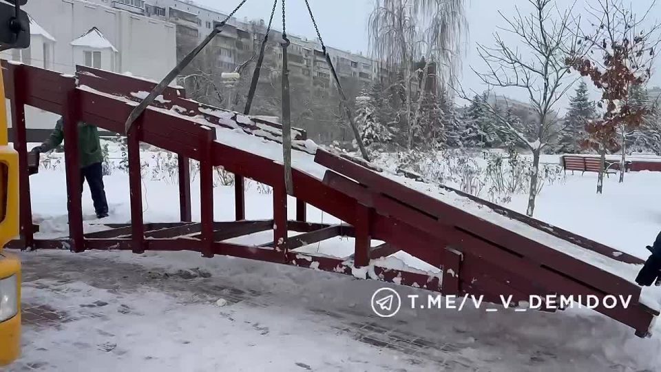 В Белгороде появятся детские зимние горки